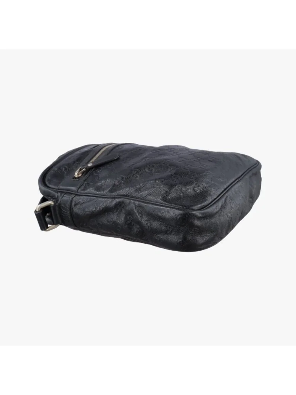 Gucci GG Supreme Messenger Black Leather